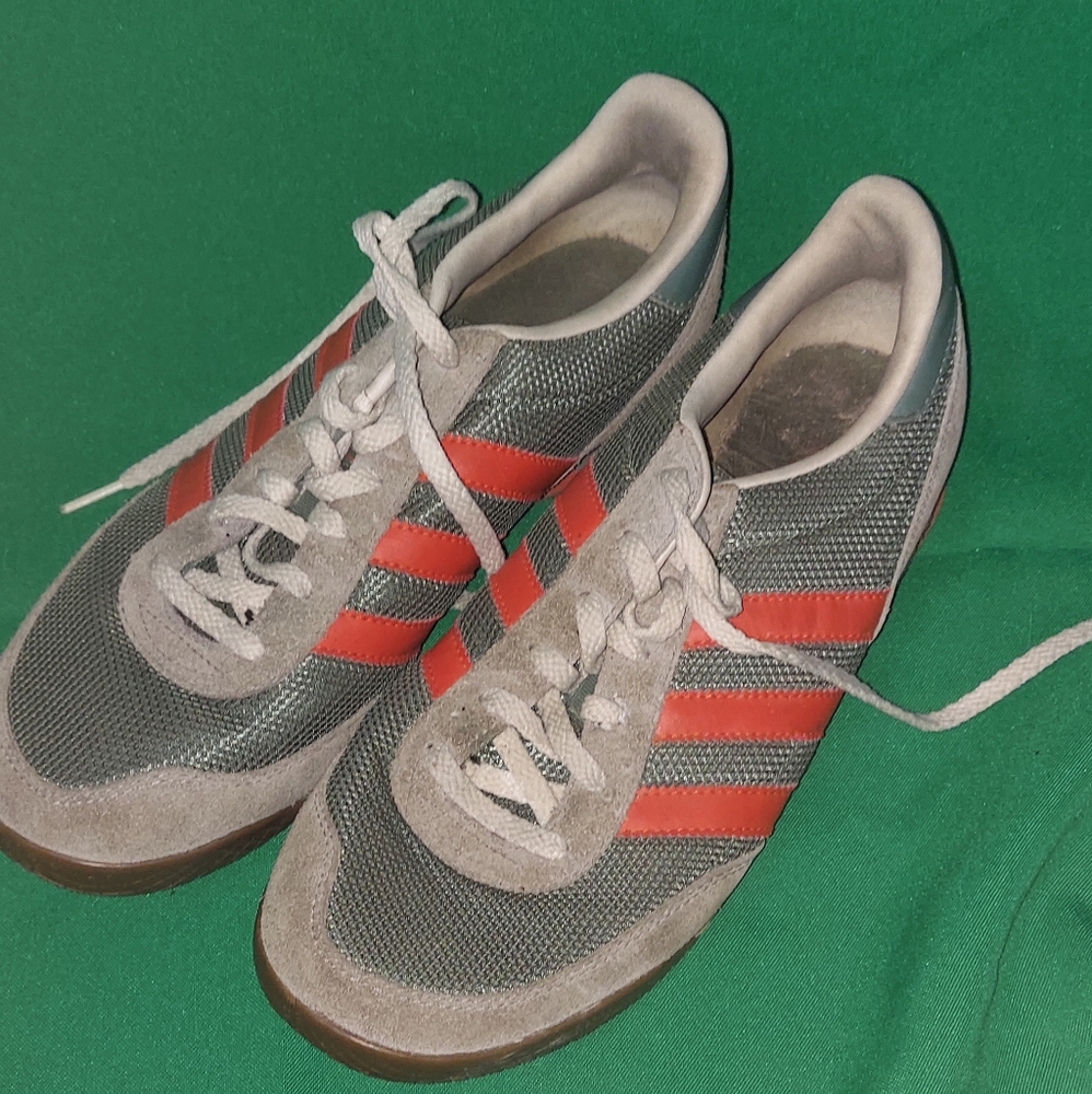 Adidas Grey 3 Stripe Shoe